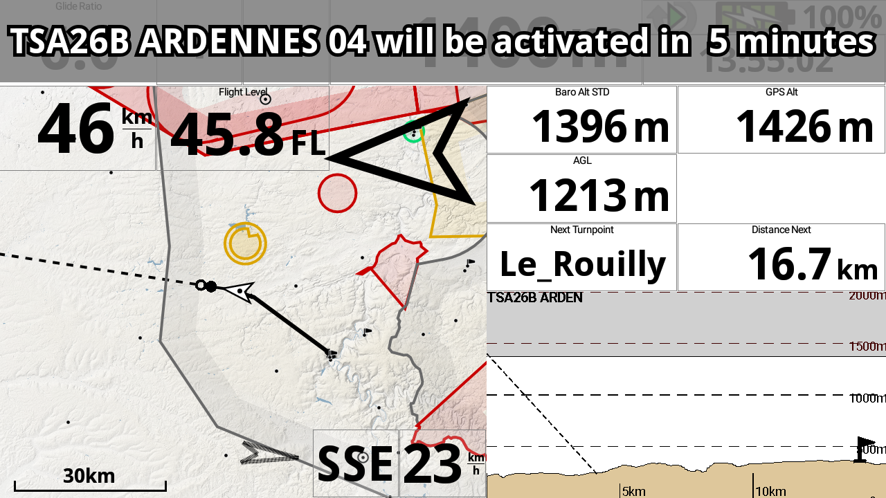 airspace zone soon activated