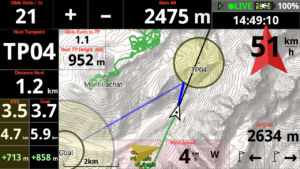 Task map colored track