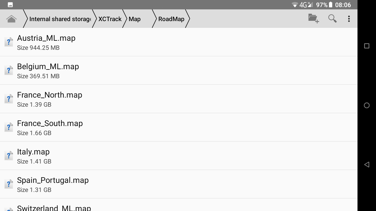 Roadmaps in Roadmap folder