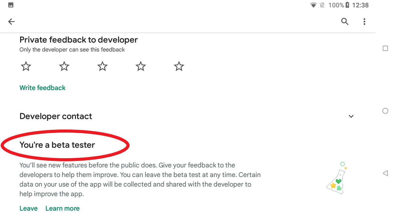 You are beta tester–