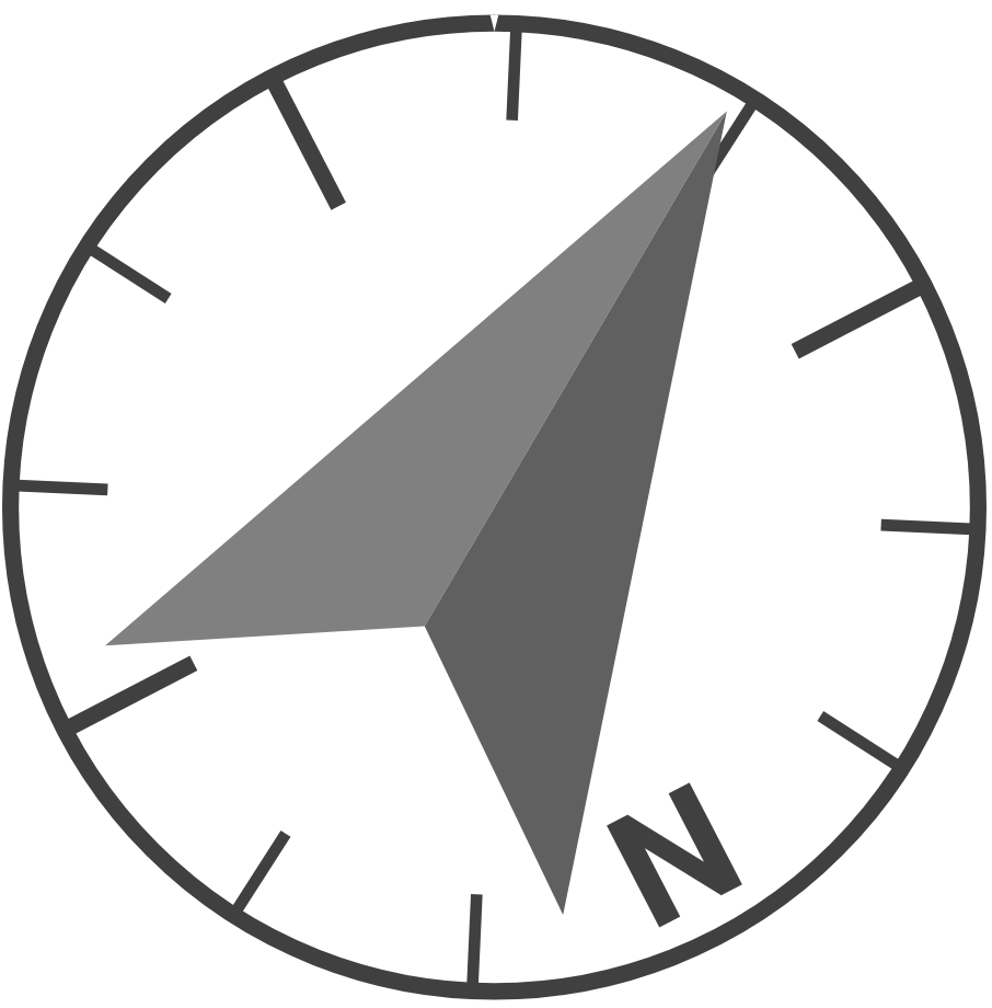 CustomizeCompassAndWindBearingWhite
